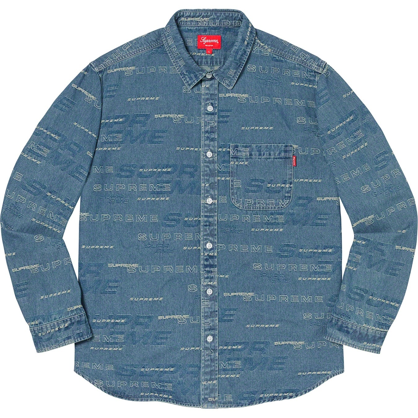 Dimensions Logo Denim Shirt view 3
